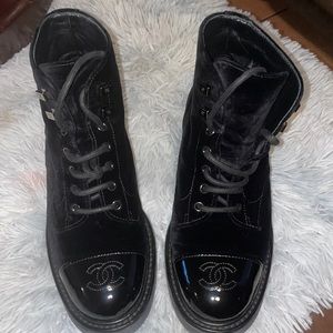 Chanel Combat Boots
